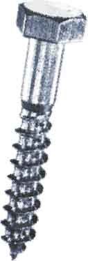 Sechskant-Holzschraube 0008/001/54 5x40