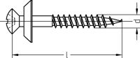 Spenglerschraube A2 3477/000/02 4,5x45