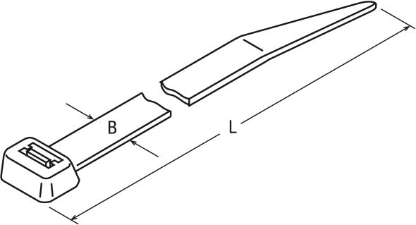 DIS-TY Kabelbinder 4,8x385 DTST0385LNA66V/VE100 DIS-TY Kabelbinder 4,8x385 DTST0385LNA66V/VE100