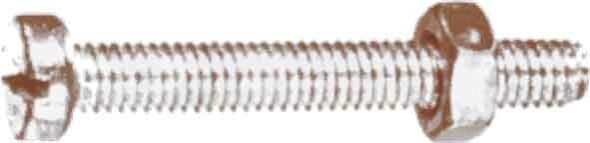 Zyl.schraube m.Mutter vz 4312/001/53 6x60 Zyl.schraube m.Mutter vz 4312/001/53 6x60