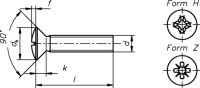 Linsensenkschraube A2 3379/000/01 5x20