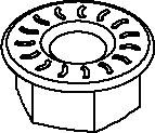Flanschmutter SMF M6 1661 V