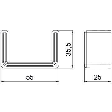 Schutzkappe für US 3-Stiel US 3 KS SW