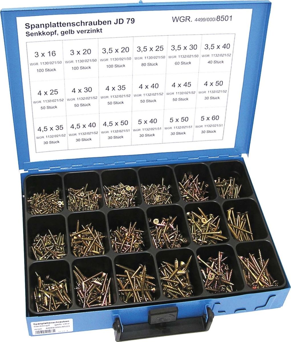 Spanplattenschrauben 4499/000/06 8501 Spanplattenschrauben 4499/000/06 8501