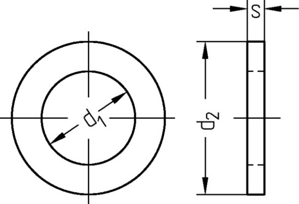 Scheibe für Schrauben 1684/001/01 6,4 Scheibe für Schrauben 1684/001/01 6,4