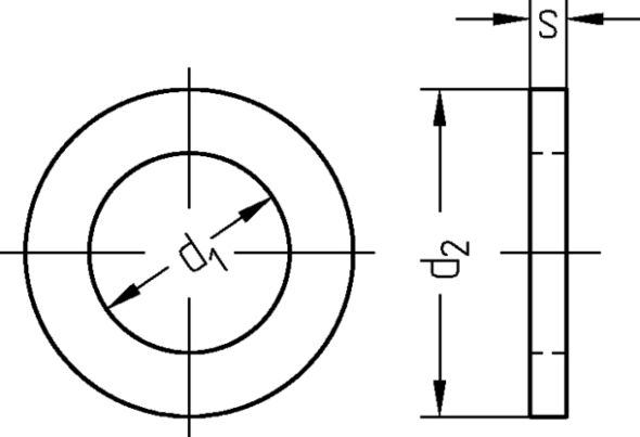Scheibe für Schrauben 3404/000/01 10,5 Scheibe für Schrauben 3404/000/01 10,5