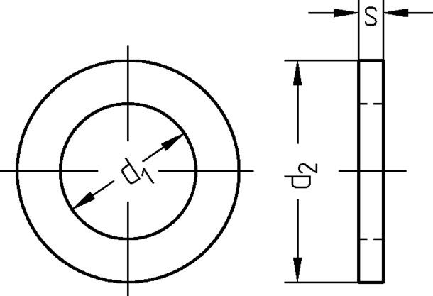 Scheibe für Schrauben 3404/000/01 10,5
