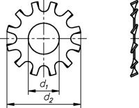 Zahnscheibe Form A A2 3397/000/01 6,4