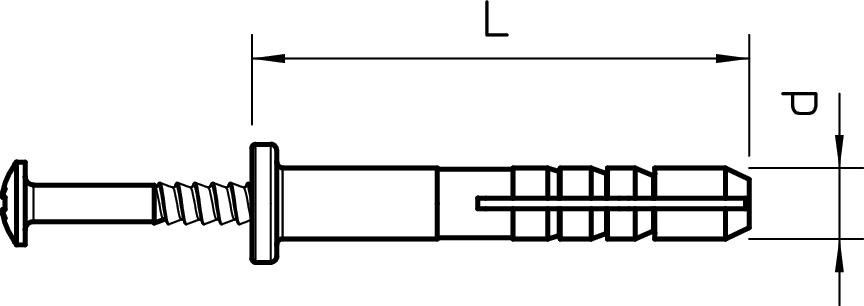 Schlagdübel 910 SD 6X35