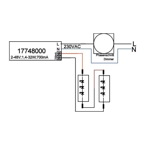 LED-Konverter Phasenabsch. 17748000