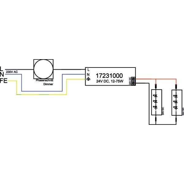 LED-Netzgerät 12-75W 24V 17231000