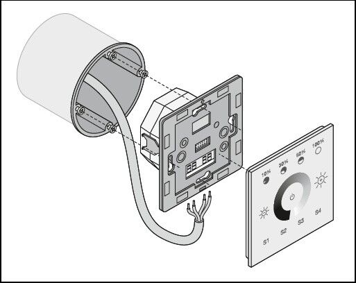 Manuelles Steuergerät MCU TOUCH DALI-2
