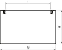 Installationskanal Metall PLM D 1220 FS