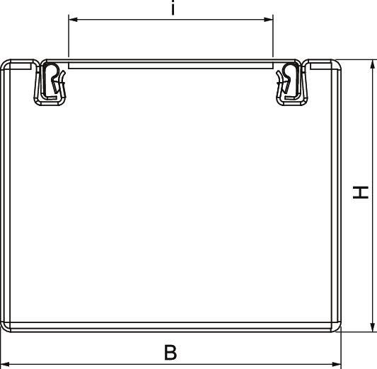 Installationskanal Metall PLM D 0810 FS