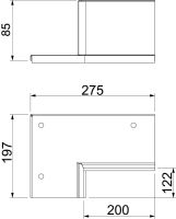 Wandanschlusskragen-Set PLM CC 1220 FS