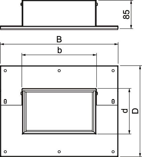 Wandanschlusskragen PLM WC 1220 FS