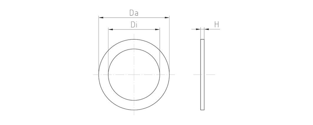 Anschlussgewinde-Dichtring 3M16-CD/1.5
