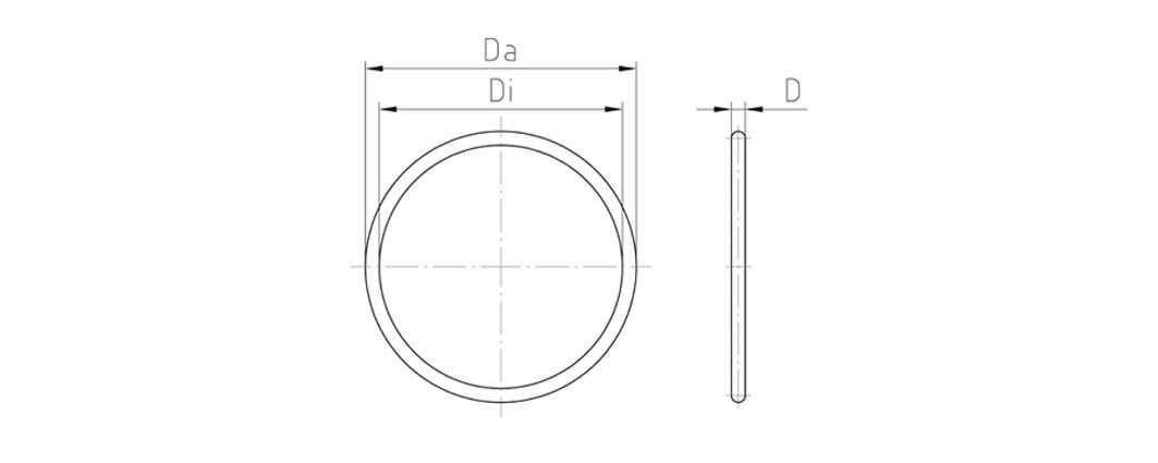 O-RING PG 48 54X3 MM 348 G