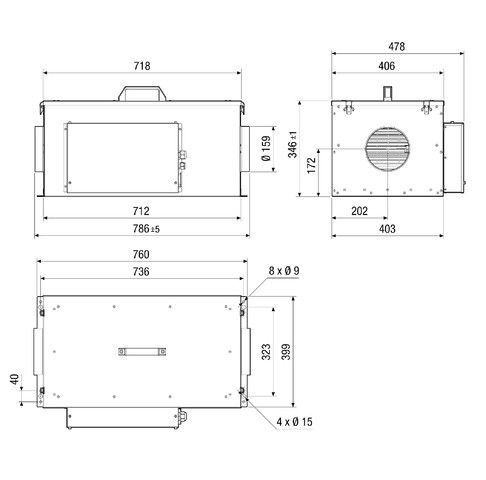 Compaktbox ECR 16-2 EC