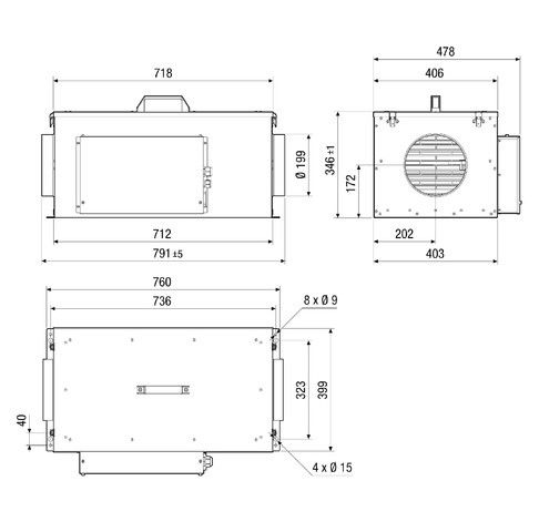 Compaktbox ECR 20-2 EC