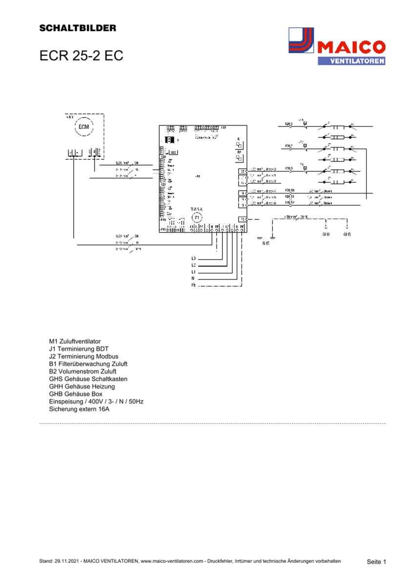 Compaktbox ECR 25-2 EC