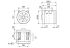 Diagonal-Ventilator EDR 50-2