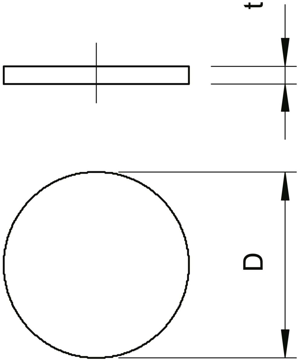Staubschutzplättchen 107 S VTEC PG21