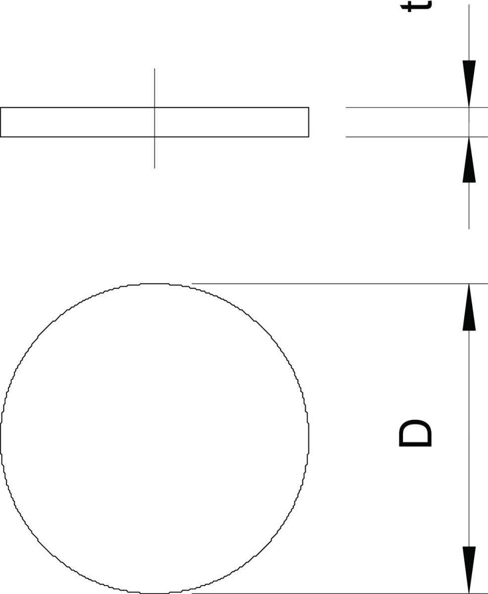 Staubschutzplättchen 107 S VTEC PG21