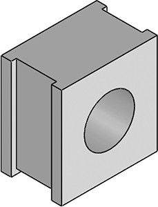 Kabeldurchführungstülle QT 12 grau Kabeldurchführungstülle QT 12 grau