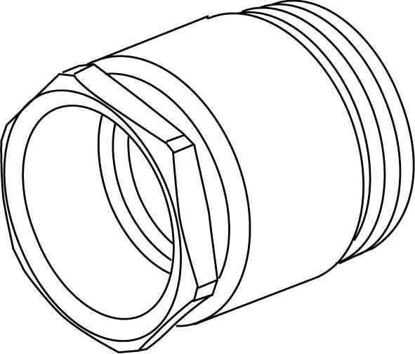 Kabelverschraubung 490M2521 A/S Kabelverschraubung 490M2521 A/S