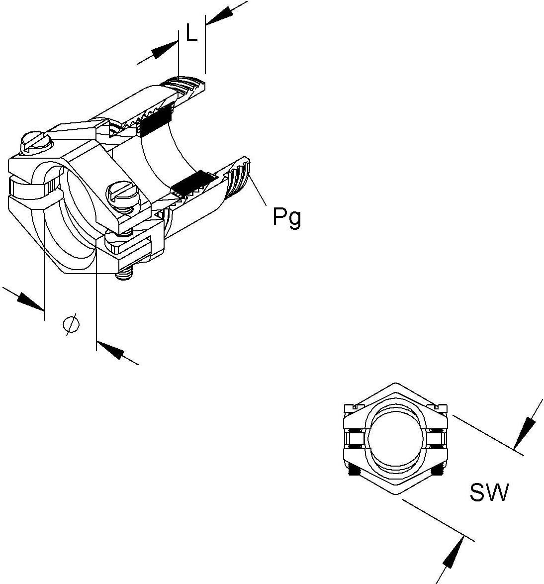 Kabelverschraubung 923/13