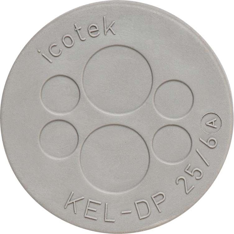 Kabeldurchführungsplatte KEL-DP 32/10 A grau