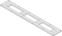 Flanschplatte FP-BG 555x92
