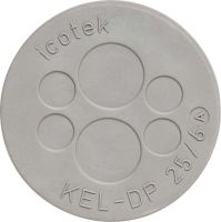 Kabeldurchführungsplatte KEL-DP 32/10 A grau