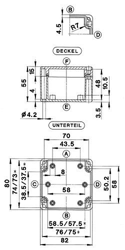 Polycarbonatgehäuse GEH.CT-541 Z Polycarbonatgehäuse GEH.CT-541 Z