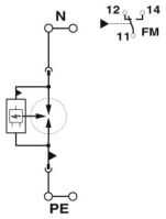 Blitzstromableiter Typ 1 FLT 100 N/PE-1.5