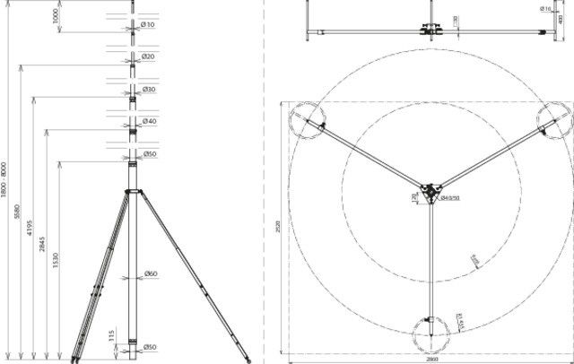 Fangstange FS T D50 7 #105716