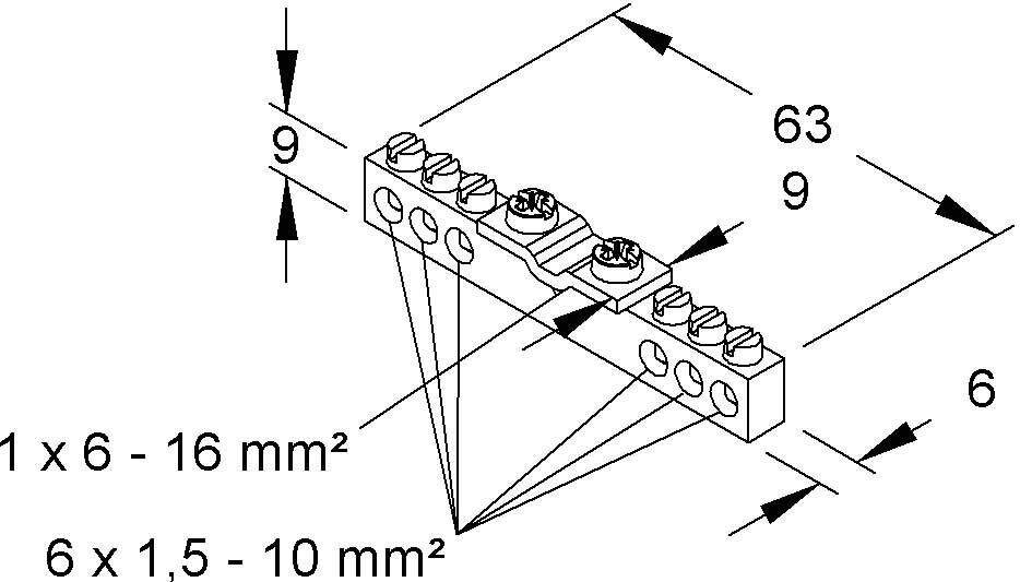 Potentialausgleichschiene 307