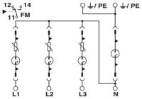 Überspannungsableiter VAL-MS 350VF/3+1-FM
