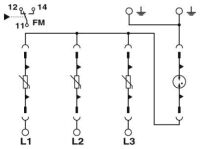 Überspannungsschutzgerät VAL-MS 400/3+0/VF-FM
