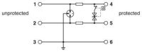 Überspannungsschutzgerät TTC-6P-1X2-48DC-UT-I