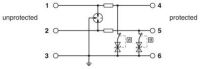Überspannungsschutzgerät TTC-6P-2X1-24DC-PT-I
