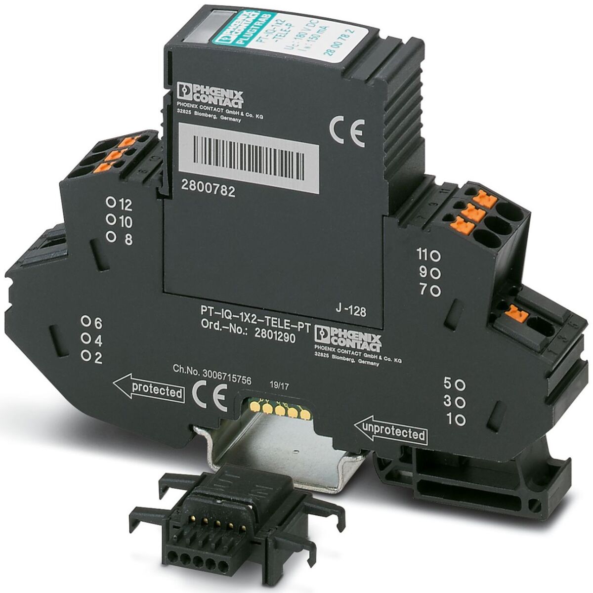 Überspannungsschutzgerät PT-IQ-1X2-TELE-PT