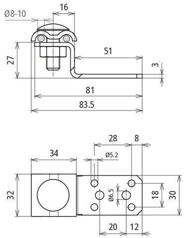Anschlusslasche AL ZF DUL #377209