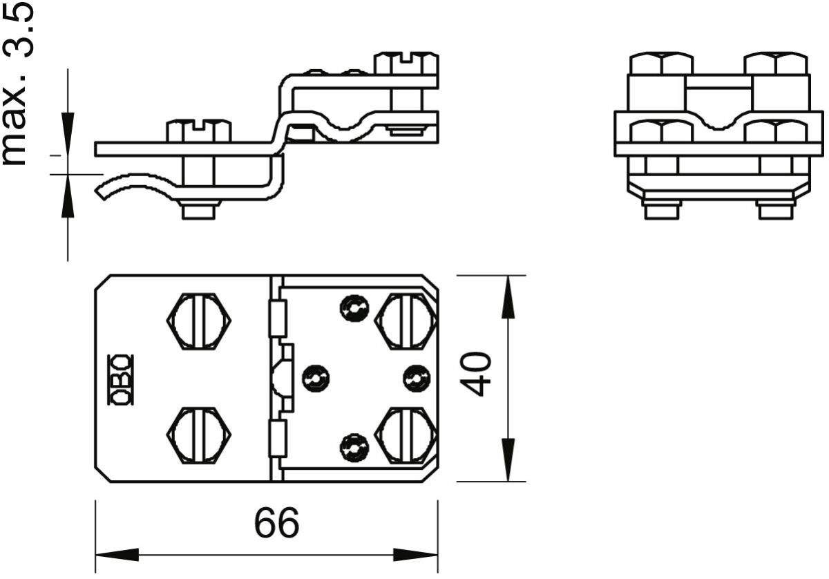 Falzklemme 274 8-10