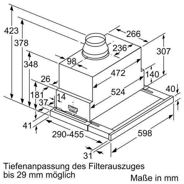 Flachschirmhaube LI69SA684 Flachschirmhaube LI69SA684