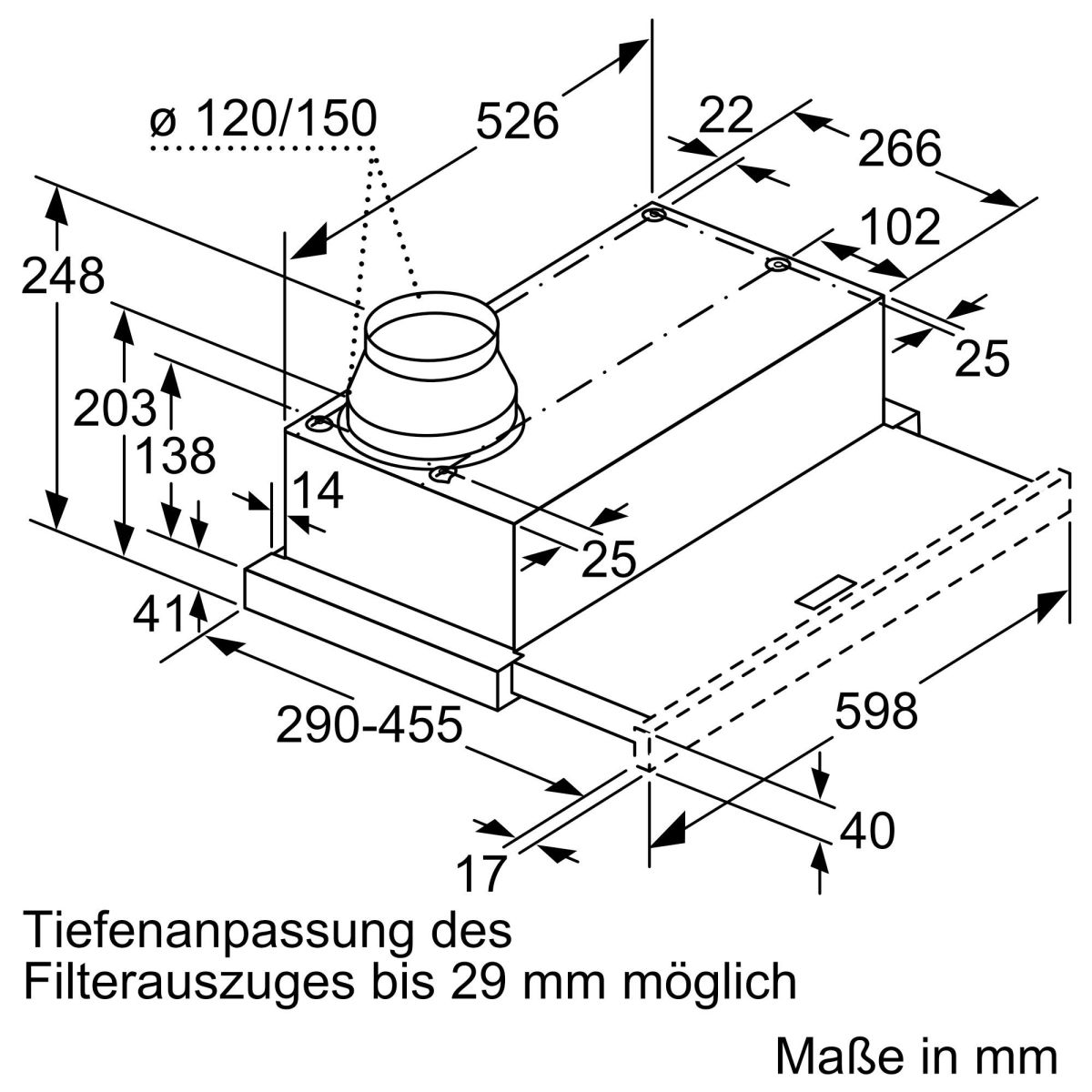 Flachschirmhaube LI64LB531