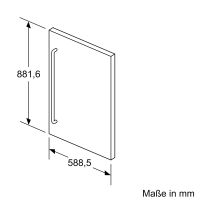 Edelstahl-Türverkleidung KF20ZSX0
