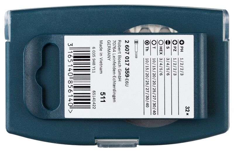 Bit Set Blau 32 tlg 2607017359VE(32)