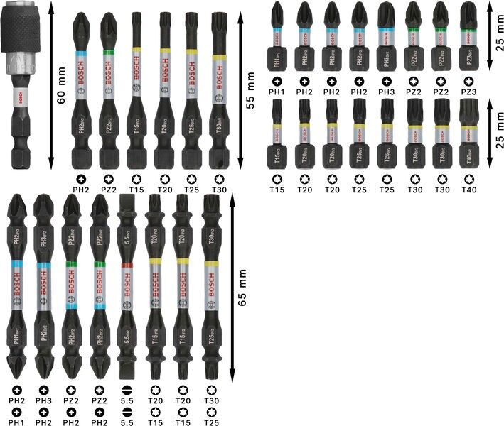 PRO Bit Set Impact 2608521U71VE(31)